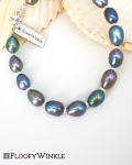 FloofyWinkle Cool Freshwater Black Pearl Bracelet BBl-001(1)