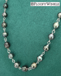 FloofyWinkle Bohemian Baroque Circled Seawater Tahitian Pearl Necklace A