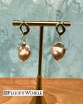 FloofyWinkle Bella Baroque Freshwater Pearl Earrings (Gold Plated Studs) 3