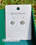 FloofyWinkle Iris 8 Piece Clover Ice Jadeite Earrings A